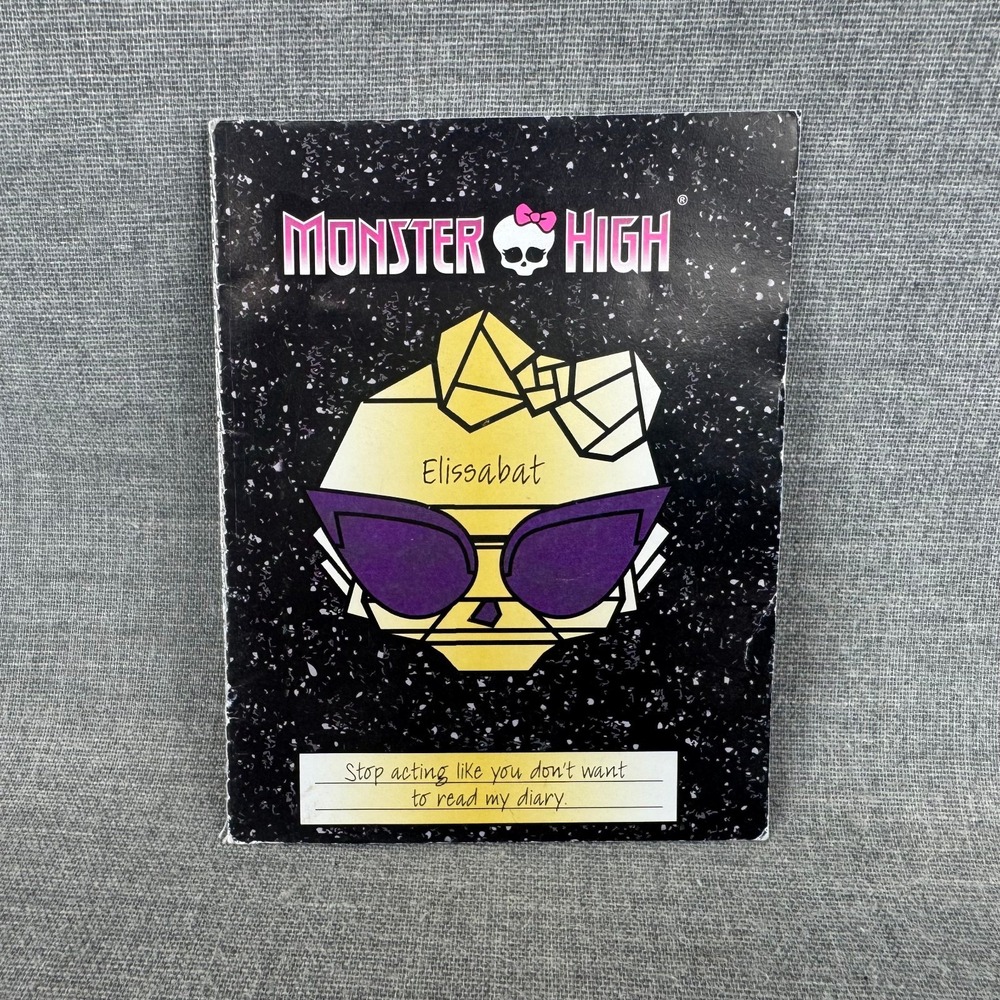 Monster High Elissabat Diary Frights Camera Action BDD87 2013 Mattel Accessory